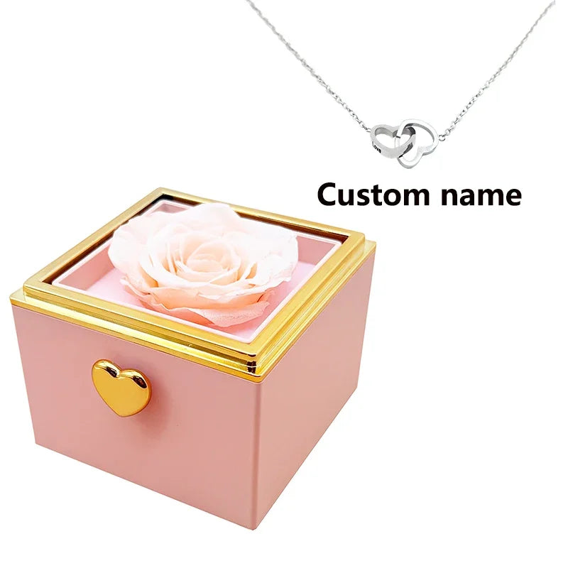 Eternal Rose Keepsake Necklace