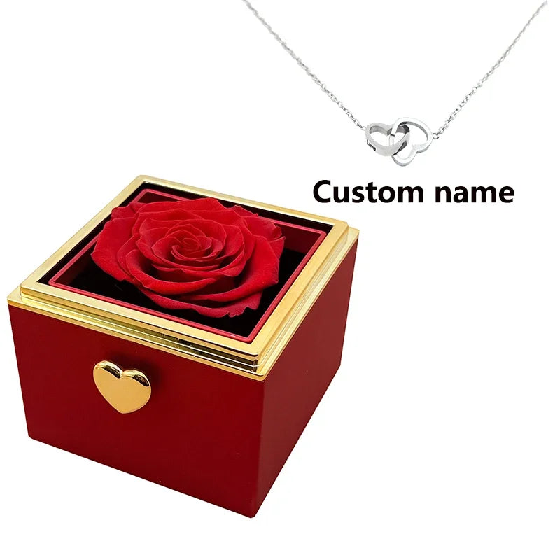 Eternal Rose Keepsake Necklace