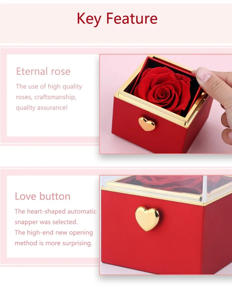 Eternal Rose Keepsake Necklace