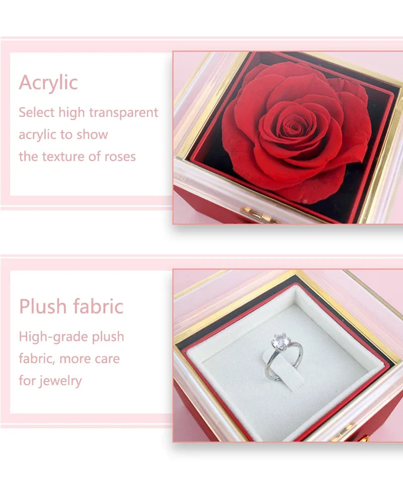 Eternal Rose Keepsake Necklace